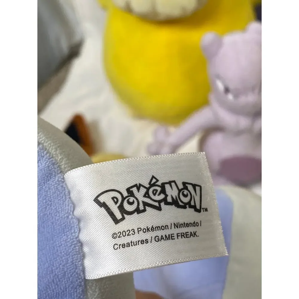 Pokémon Plushie Lot of 9 Bandai, Pokemon, Pikachu, Psyduck, etc